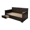 Summer Breeze Lit divan avec rangement- Chocolat