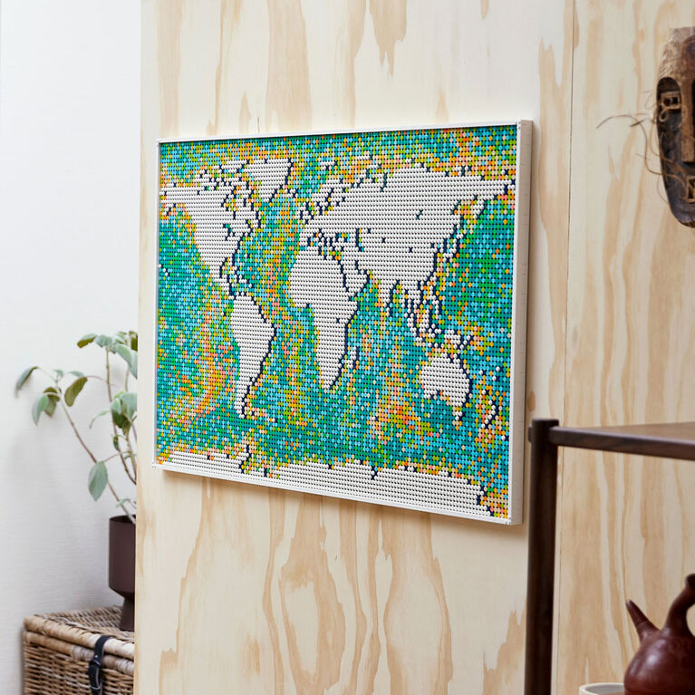 LEGO ART Carte du monde 31203 (11695 pièces)