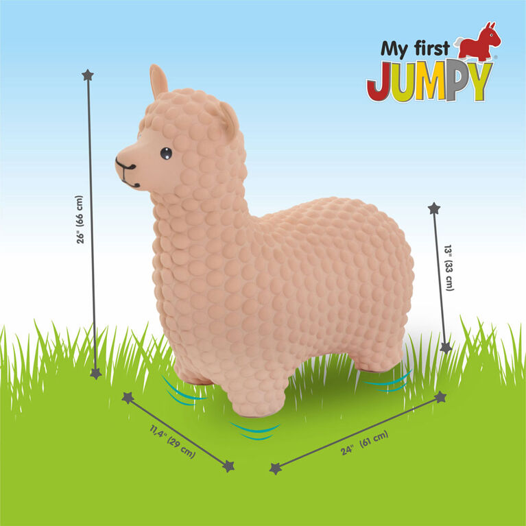 My First Jumpy Alpaca, Beige