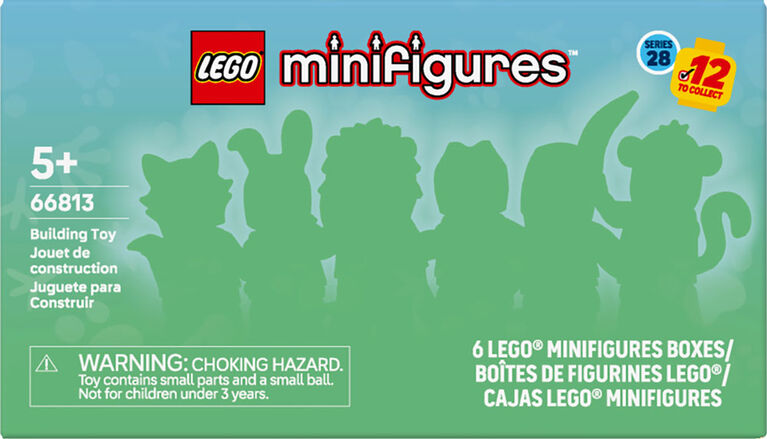 LEGO Minifigures Animal Series 28 6 Pack - Mystery Box Toys for Kids, Boys & Girls, Ages 5+ - 66813