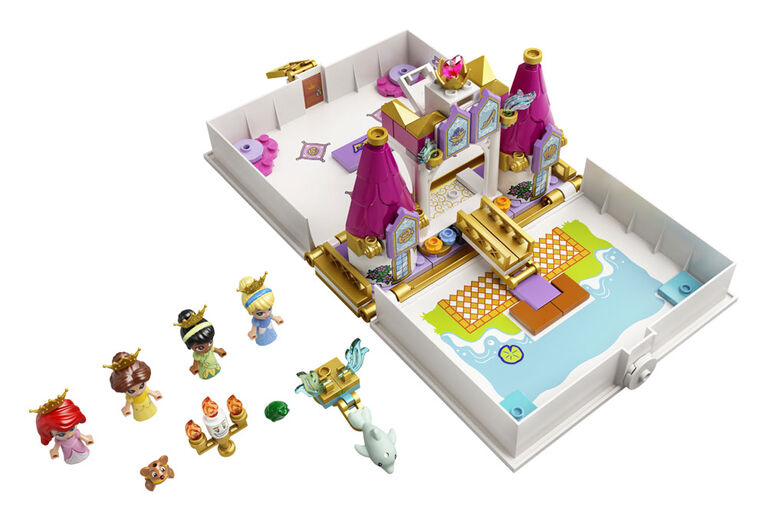 LEGO Disney Princess Ariel, Belle, Cinderella and Tiana's Storybook Adventures 43193 (130 pieces)