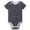 Just Born Baby Boys 4-Pack Organic Short Sleeve Onesies Bodysuits - Lil Lion Newborn