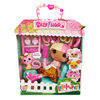 Lalaloopsy Silly Hair Doll - Scoops Waffle Cone with Pet Cat, 13" ice cream theme hair styling doll