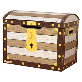 Pirate Toy Box With Safety Hinges