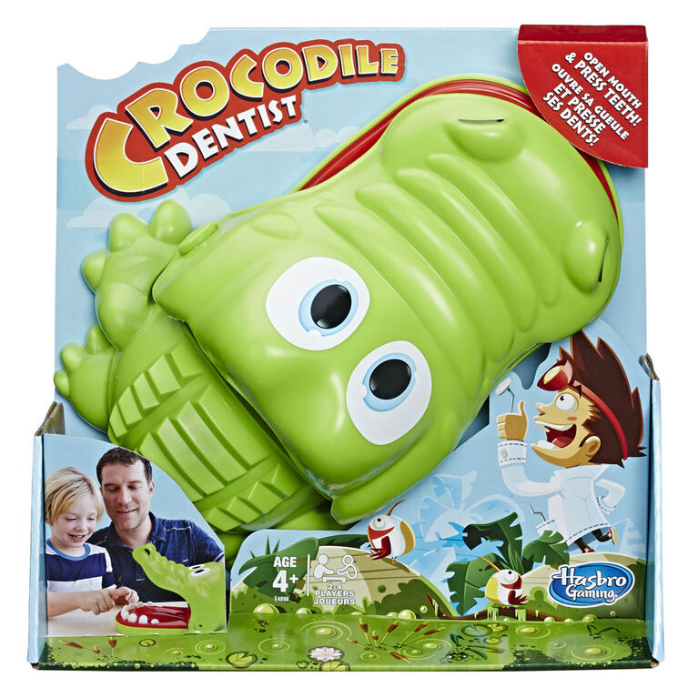 Crocodile Teeth Jouets Jeu pour les enfants, Crocodile Mordant Doigt  Dentiste Jeux Drôle Alligator Dents Jeu