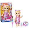 Baby Alive poupée Bébé beauté 32,5 cm à baigner, thème licorne, maquillage et ongles magiques, cheveux blonds, enfants