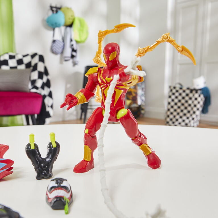 MixMashers Marvel Iron Spider Custom Spider-Man Mix-And-Match Deluxe Action Figure & Accessories