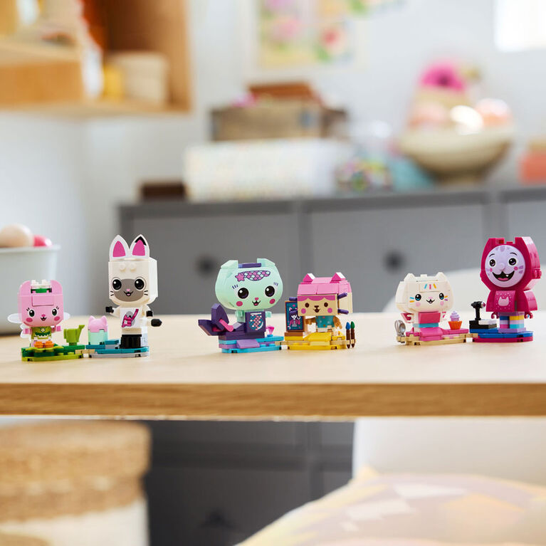 LEGO Gabby et la Maison Magique Les Gabbychats en Briques, Figurines Animales, Jouets de Simulation 11215
