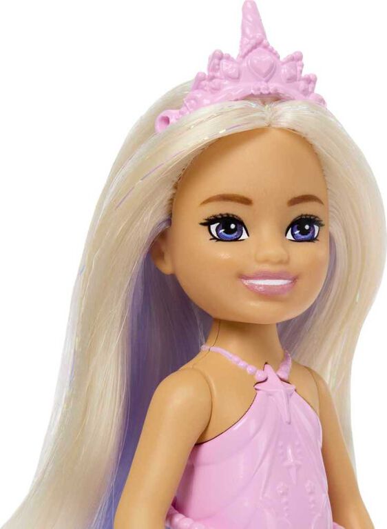 Unicorn-inspired Chelsea Barbie Doll with Lavender Hair, Unicorn Toys
