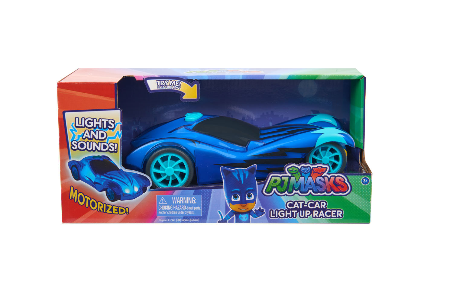 New Pj Masks Catboy Cat Car Ride On With Electronic Sounds