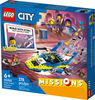 LEGO City Les missions d'enquête de la police aquatique 60355 Ensemble de construction (278 pièces)