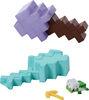 Minecraft Mini Mode Mining Action Figures with Reveal, Accessory & Moldable Sand (Characters May Vary)