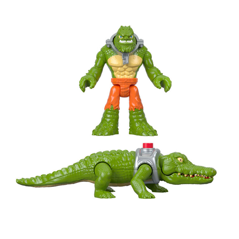 Fisher-Price Imaginext DC Super Friends K. Croc & Crocodile - English Edition