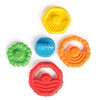 Stack & Teethe Multi-Textured Easy-to-Grasp 5-Piece Teether Toy Set