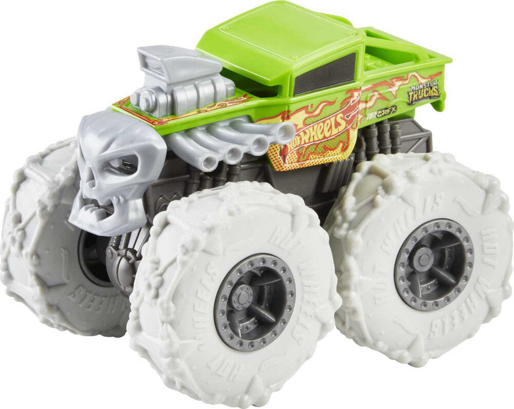 Hot Wheels Monster Trucks Twisted Tredz Creature Themed 1:43 Scale Bone Shaker