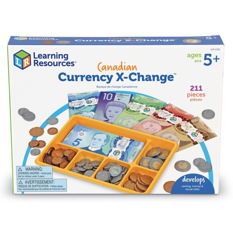 R　X-Change　Currency　Canadian　Set　Us　Math　Toys　Canada