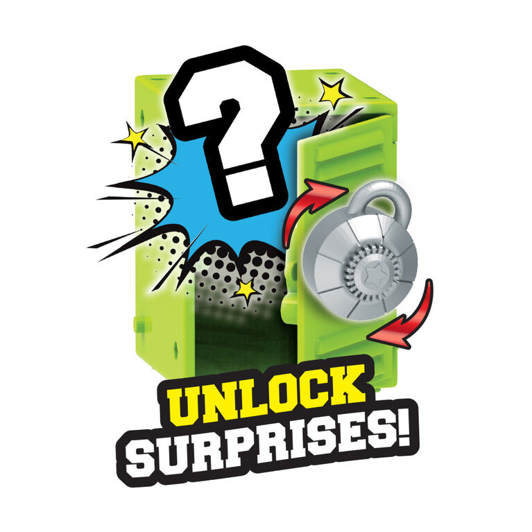 Ryan's World Stacking Surprise Lockers, Five Surprise Filled Lockers - English Edition