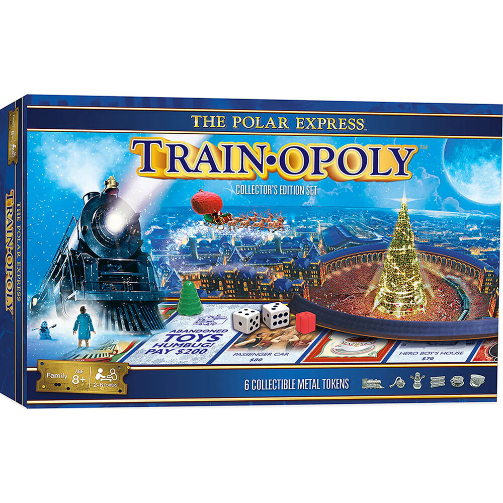 Masterpieces Puzzle Company The Polar Express Opoly Board Game - English Edition