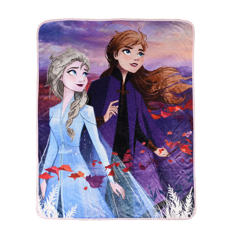 Nemcor - Disney Frozen II Plush Digital Print Throw