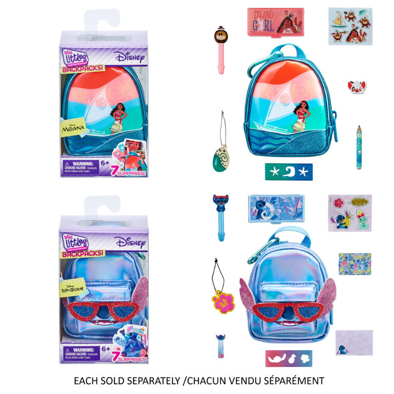 Real Littles - Disney Backpack (One Style Selected At Random)