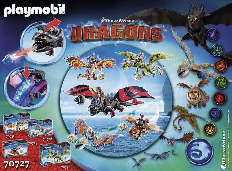 Playmobil - Dragon Racing: Krokmou et Harold