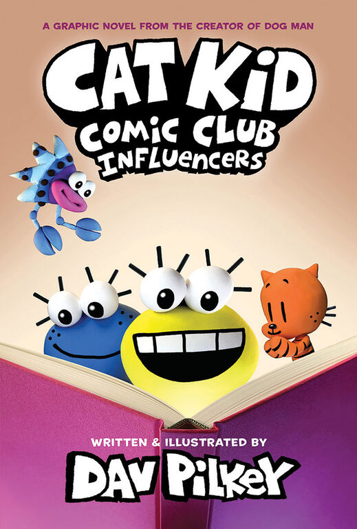 Cat Kid Comic Club: Influencers: A Graphic Novel (Cat Kid Comic Club #5): From the Creator of Dog Man - Édition anglaise