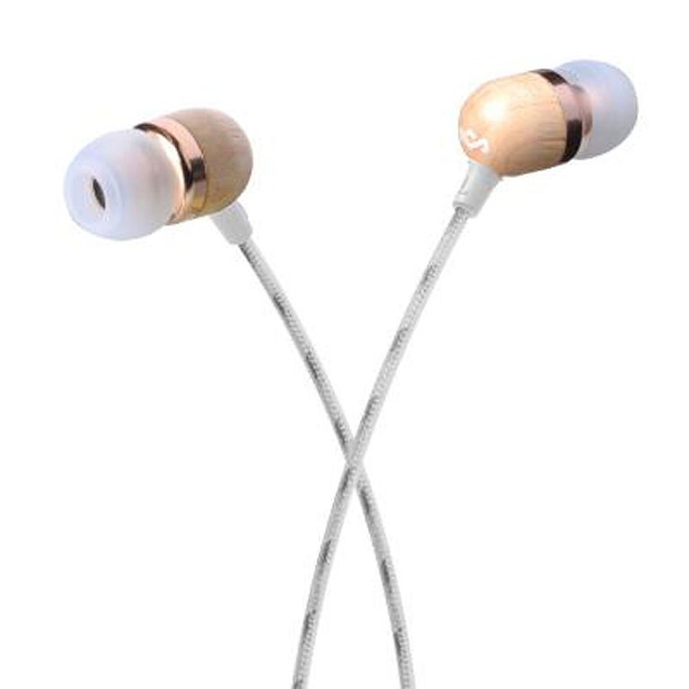 MARLEY SMILE JAMAICA wired in ear earbuds w mic copper