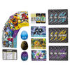 Dragamonz, Coffret de 3 figurines Dragon Multi, Jeu de cartes à échanger et de figurines à collectionner