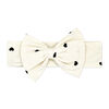 Baby Mode 3 Piece Legging and Headband Set: Cream Heart 9M