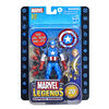 Marvel Legends, 20e anniversaire, Série 1, Captain America, figurine de collection de 15 cm