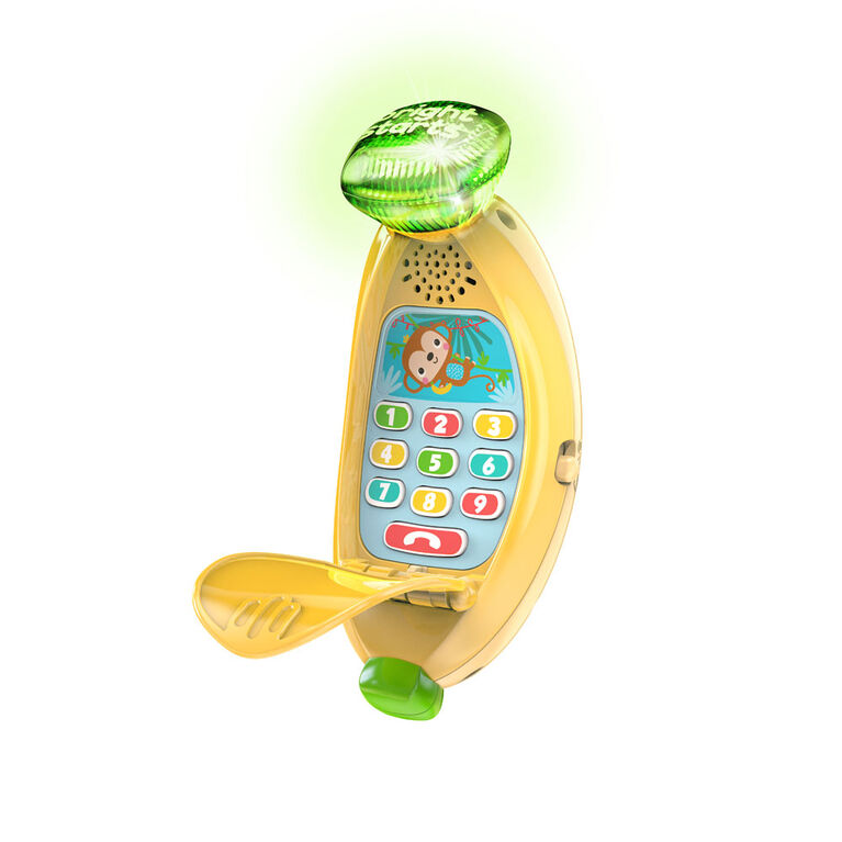 Bright Starts Babblin' Banana Ring & Sing Activity Toy