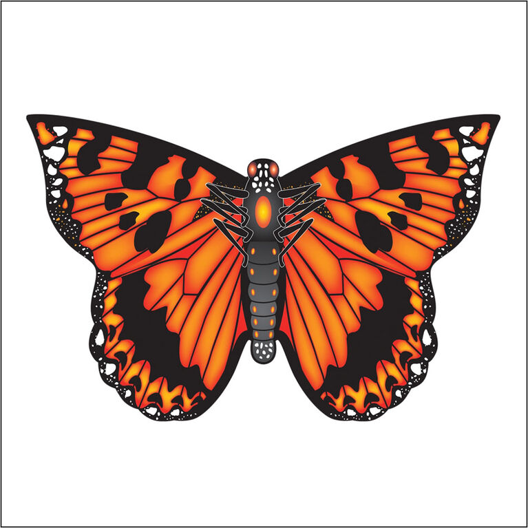 Cerf-volant papillon - orange
