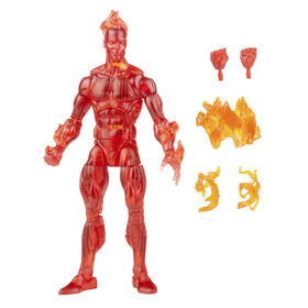 Hasbro Marvel Legends Series Retro Fantastic Four The Human Torch 6-inch Action Figure