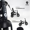 Rito Plus Folding Stroller/ Trike Black