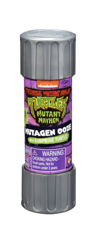 Teenage Mutant Ninja Turtles: Mutant Mayhem Mutagen Ooze Canisters with Surprise Turtle