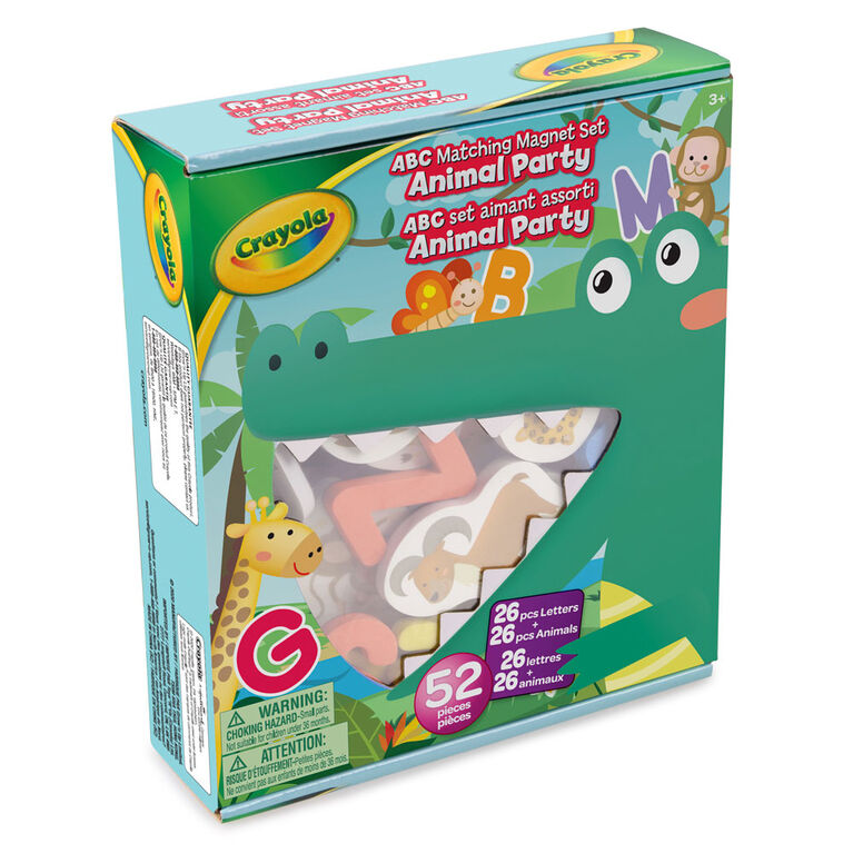 ABC Matching Magnet Set - Animal Party