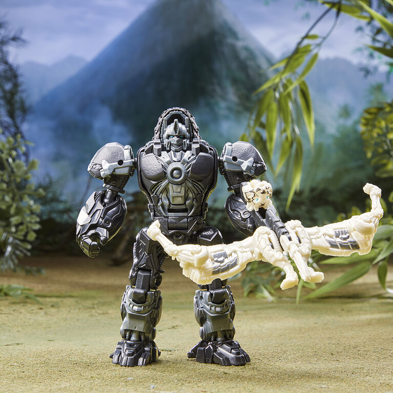 Transformers: Rise of the Beasts, pack de 2 figurines Beast Alliance Beast Weaponizers avec Optimus Primal, échelle 12,5 cm
