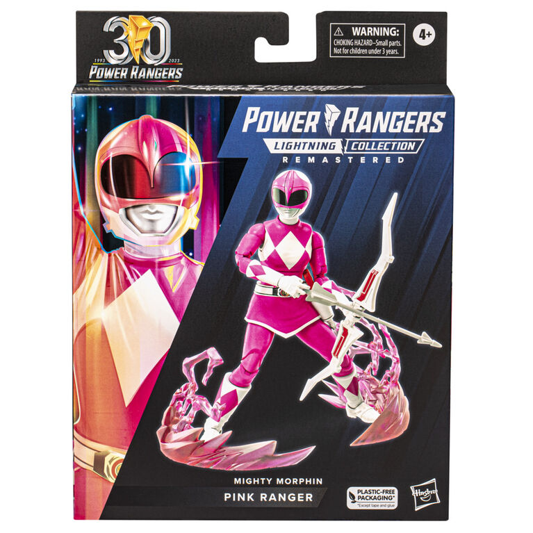 Power Rangers Lightning Collection Remastered Mighty Morphin Pink Ranger 6 Inch Action Figure