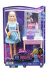Barbie: Barbie Big City Box, Big Dreams Dressing Room of Star with Barbie Doll "Malibu" (approx. 30 cm, Blonde) with Accessories