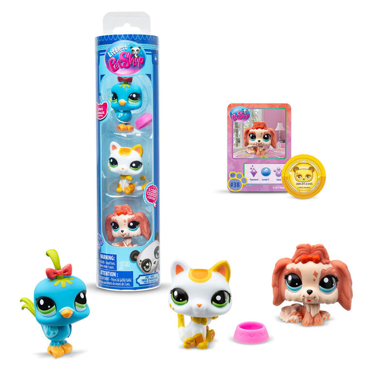 Littlest Pet Shop - 3Pk Tube - Pet Trio City Vibes