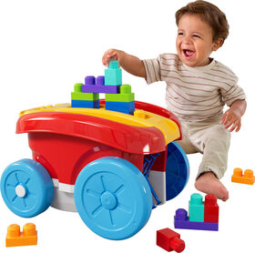 MEGA BLOKS First Builders Block Scooping Wagon with Storage