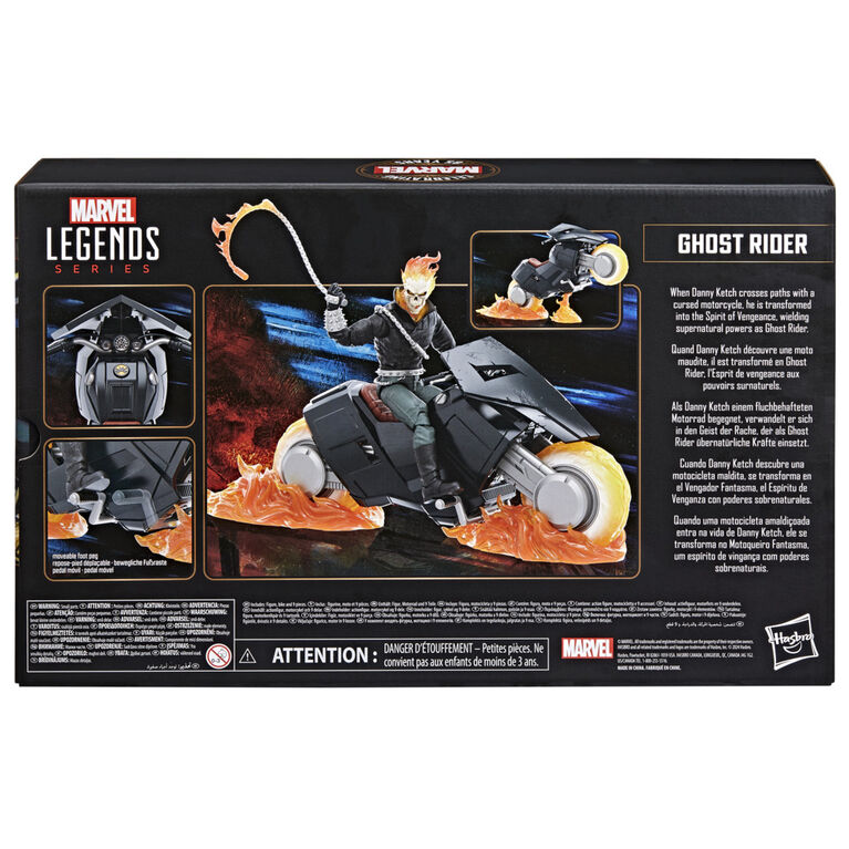 Marvel Legends Series Ghost Rider Action Figure with Motorcycle