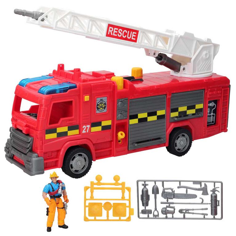 Rescue Force Water Cannon Fire Engine Playset