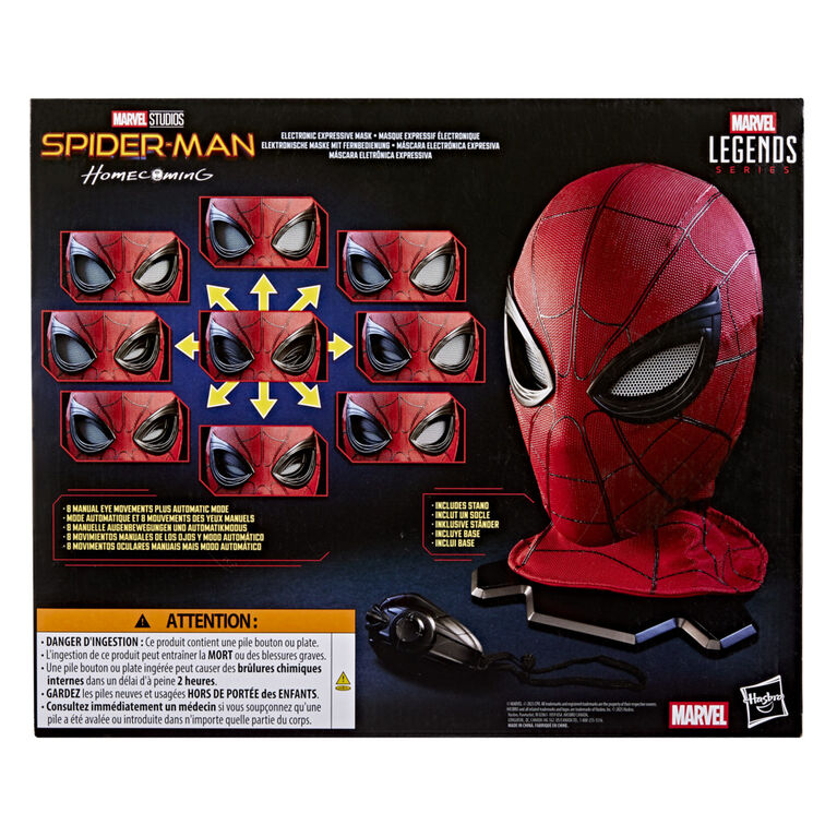 Marvel Legends Series Spider-Man Electronic Expressive Mask Marvel Legends Series Spider-Man Electronic Expressive Mask