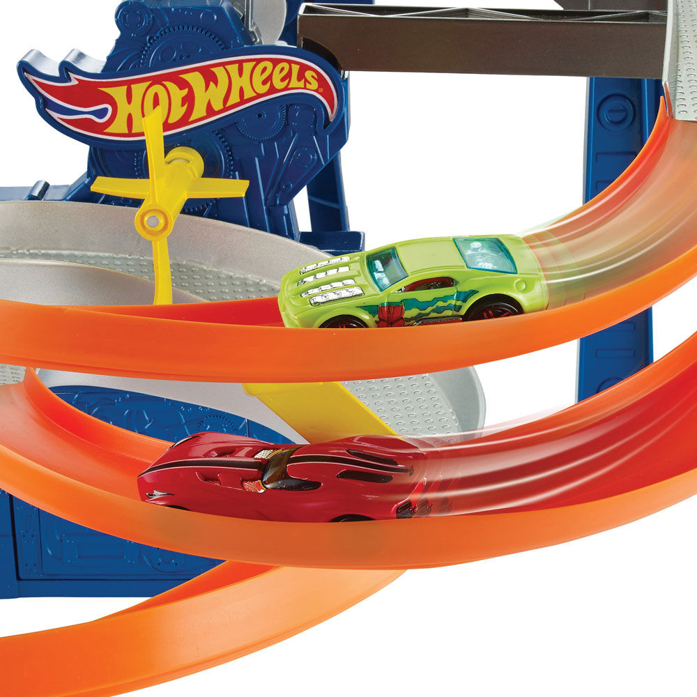 hot wheels factory raceway playset