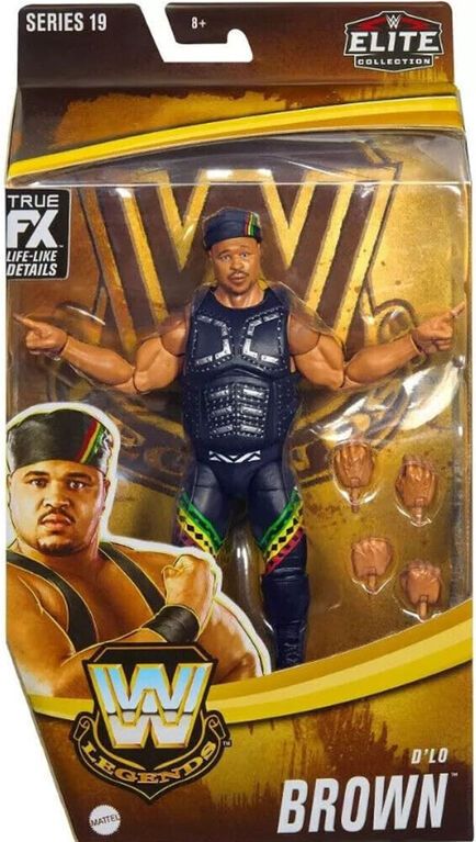 WWE Elite Collection D'lo Brown Action Figure Legends Mattel Series 19