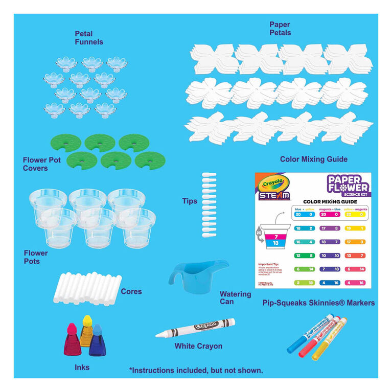 Crayola Paper Flower Science Kit