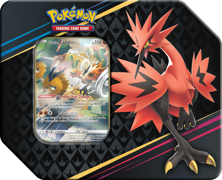Pokemon Crown Zenith Tin - Galarian Articuno - English Edition