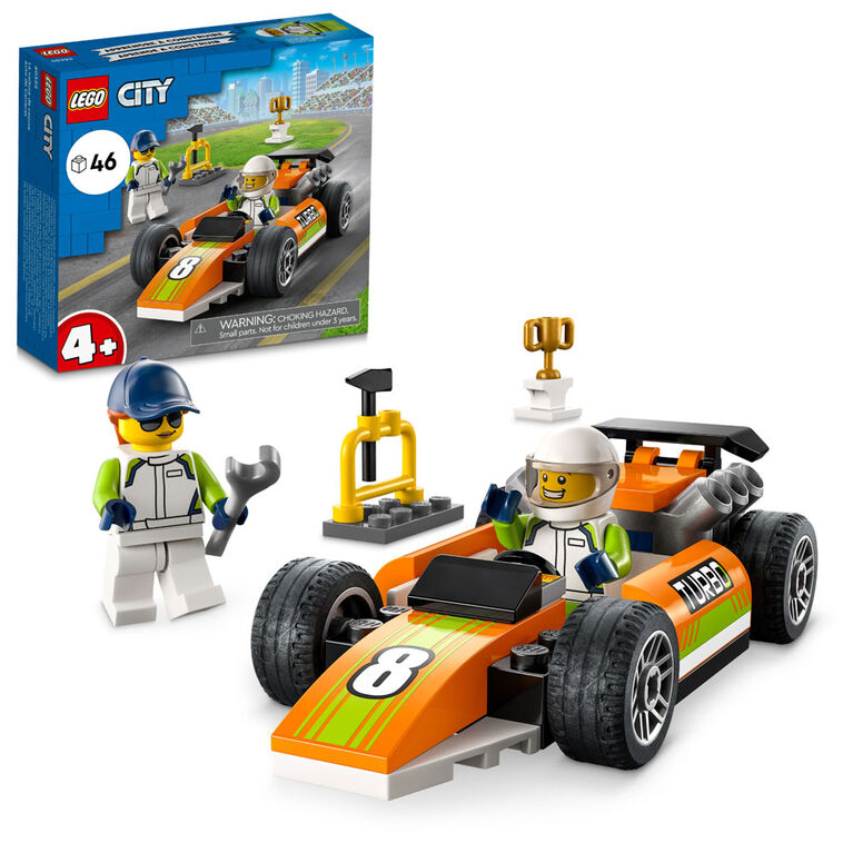 LEGO City La voiture de course 60322 Ensemble de construction (46 pièces)