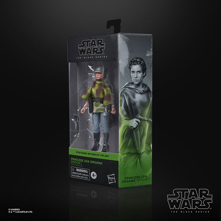 Star Wars The Black Series Princess Leia Organa (Endor) Toy 6-Inch Scale Star Wars: Return of the Jedi Collectible Figure